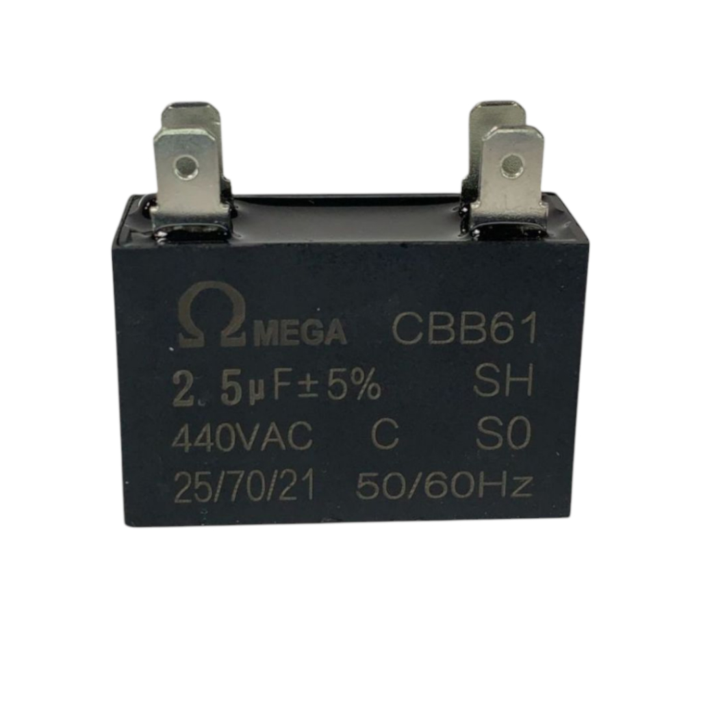 Capacitor Partida Ar Condicionado Cbb61 2,5uf 440v - Omega Original em Oferta na Shopee