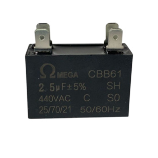 Capacitor Partida Ar Condicionado Cbb61 2,5uf 440v - Omega Original em Oferta na Shopee