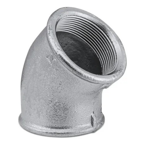 COTOVELO GALVANIZADO 45° F/F
