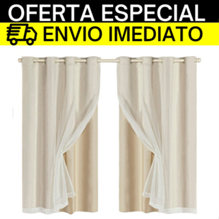Cortina Blackout Black Out Voal Liso 2,00 x 1,40 Metros Sala Quarto Infantil Casal Para Varao Normal em Oferta na Shopee