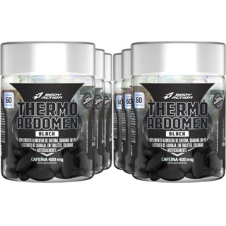 Kit 6x Thermo Abdomen Black 60 Comprimidos Bodyaction em Oferta na Shopee