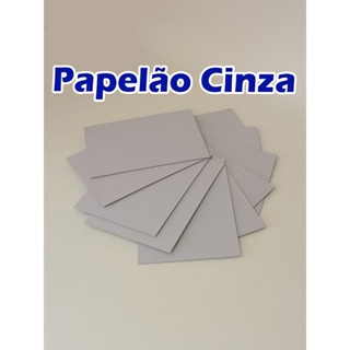 Papelão cinza ou Parana 1.0 com 100 pçs no formato A4 21,0 x 29,7 cm em Oferta na Shopee
