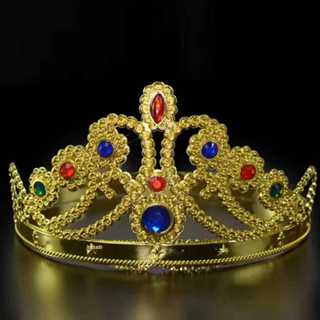 Coroa Princesa Coroa Rainha Dourada Festa Fantasia 1 Unidade em Oferta na Shopee