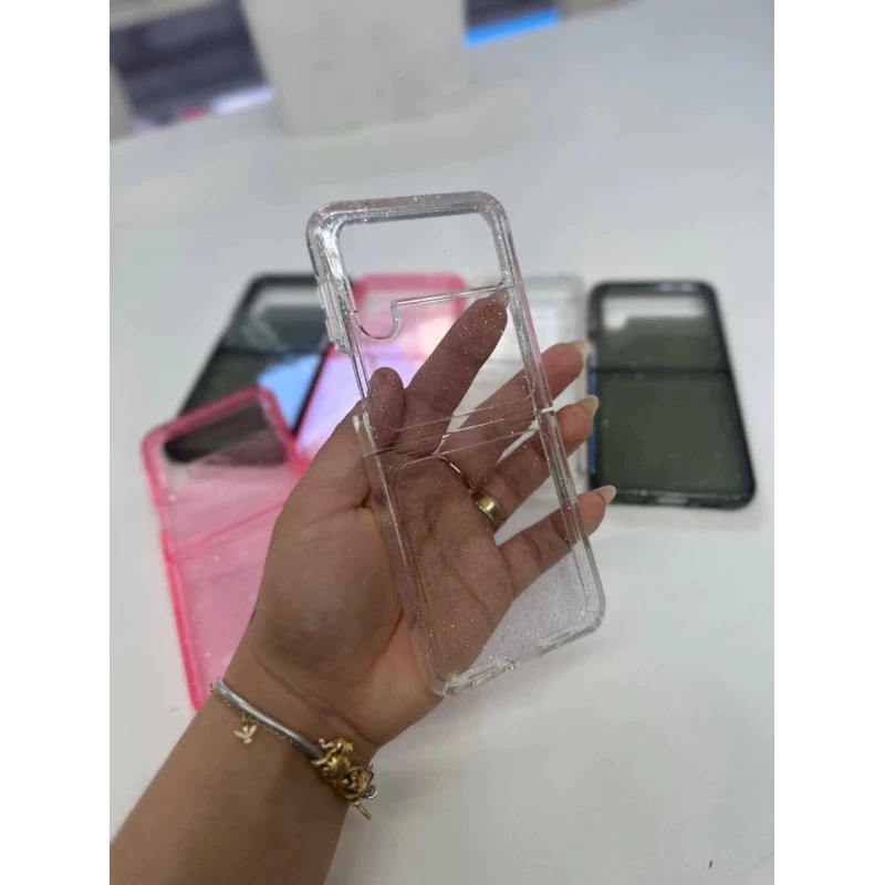 Capinha Capa Para Z Flip 3 Z Flip 4 Brilho Case Brilhosa Silicone Premium Pelic Came Orig Capa