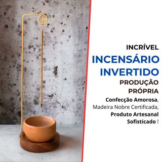 Incensário Moderno Invertido Queimador de Incenso Porta Incenso - Primeiro - Feito no Brasil em Oferta na Shopee