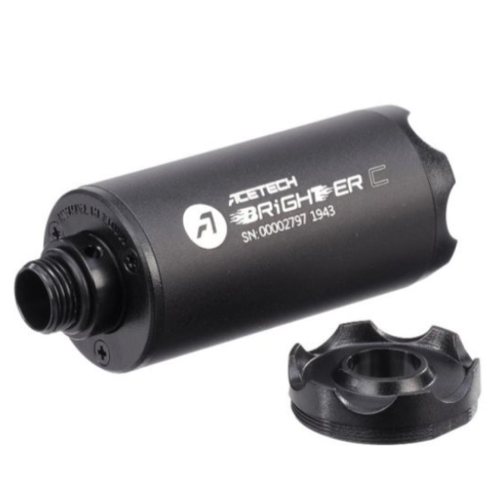 Mini Tracer ACETECH C  - Flash Hider Traçante - Rosca Esquerda