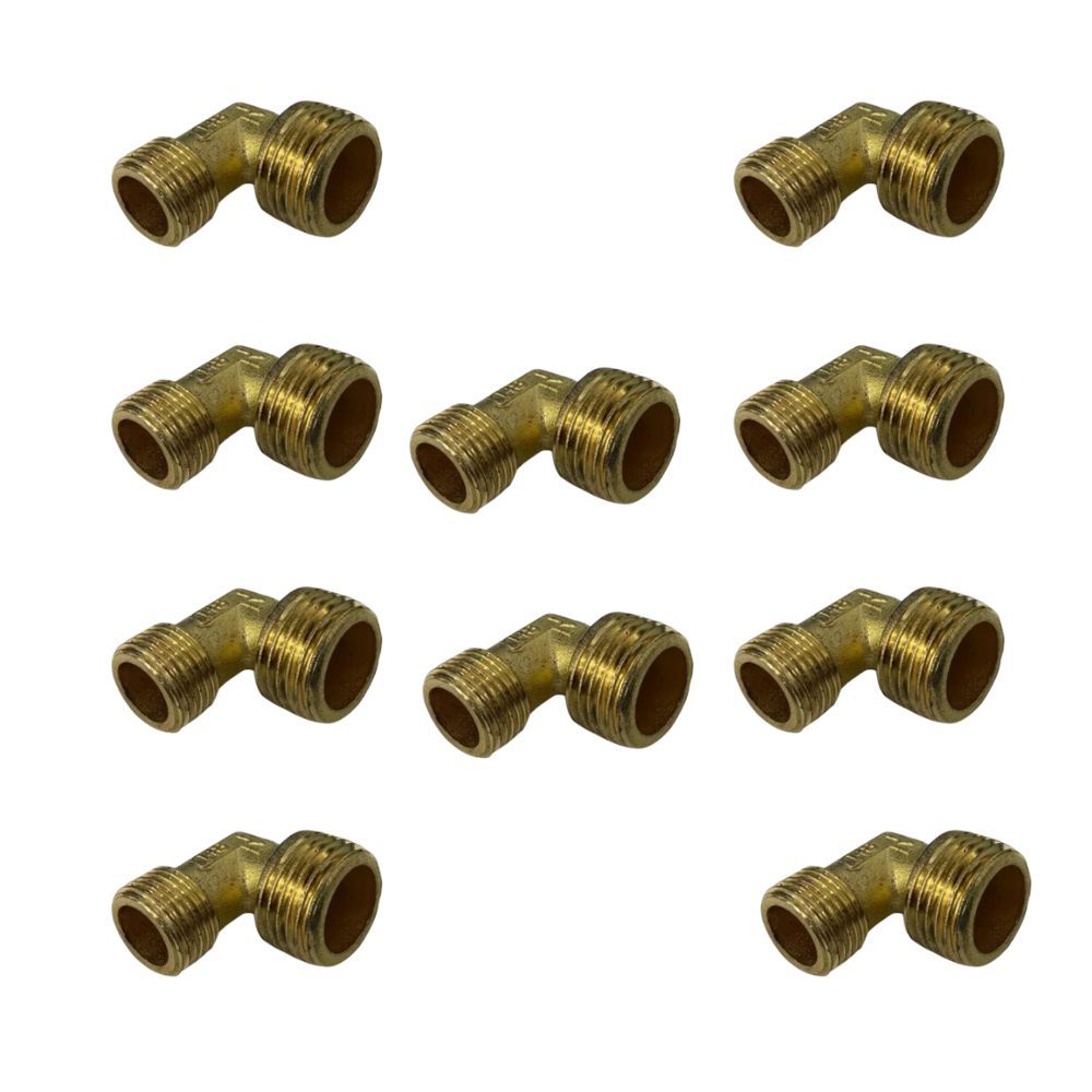 10 Joelho Cotovelo Para Serpentina 3/8 X 3/8 Motocompressor