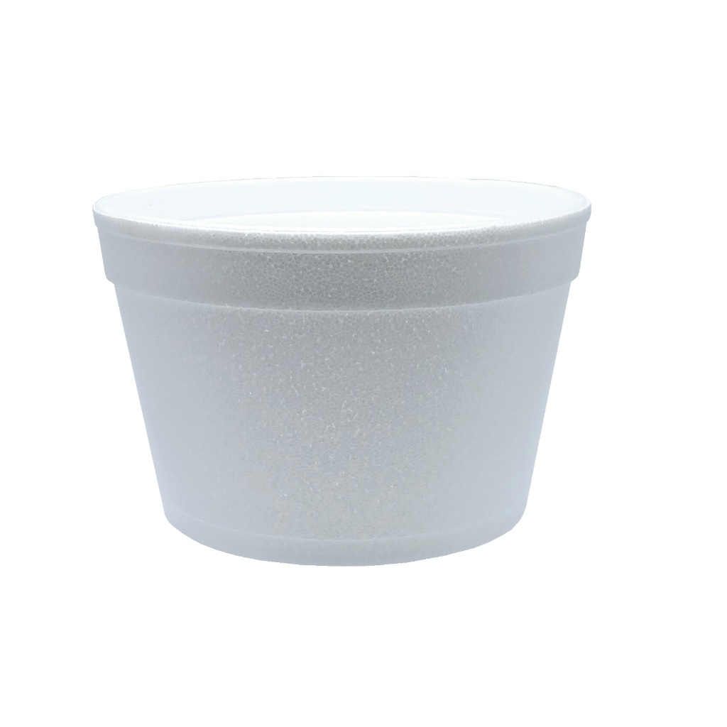 120 Potes Brancos Isopor 122x76mm 473ml Darnel 16oz