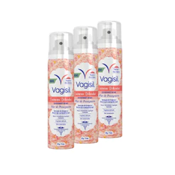 Kit 3x Vagisil Desodorante Íntimo Essências Delicadas Flor de Pessegueiro 75ml