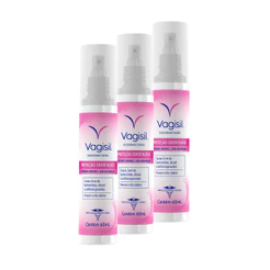 Kit 3x Vagisil Desodorante Íntimo Odor Block 60ml