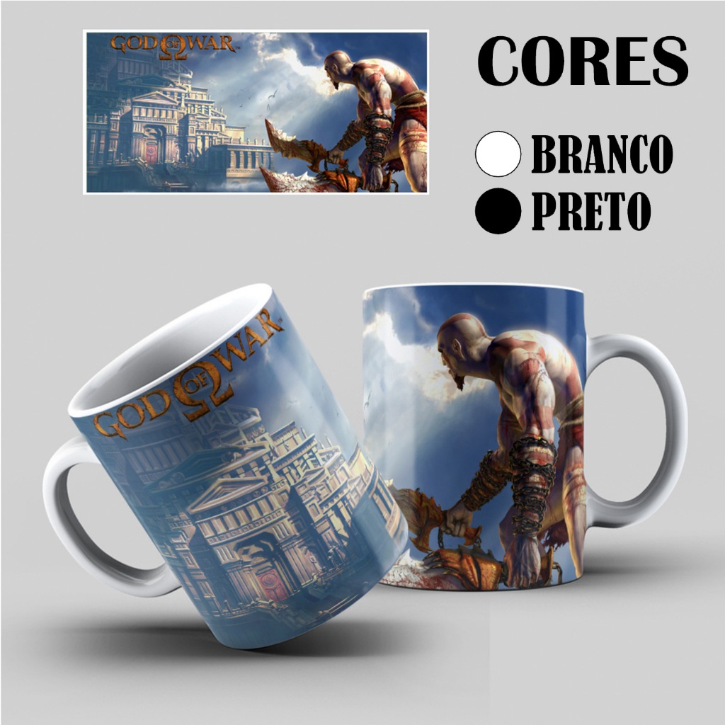 Caneca God of War (Game): Vários Modelos - Casa e Louça em Oferta na Shopee
