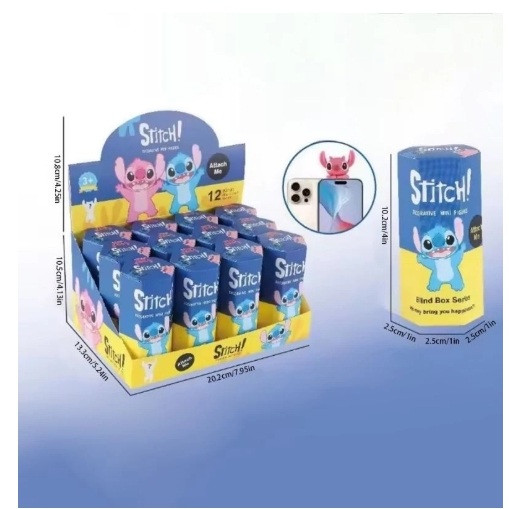 Acessório stitch ou Angel para celular surpresa decorativo em Oferta na Shopee