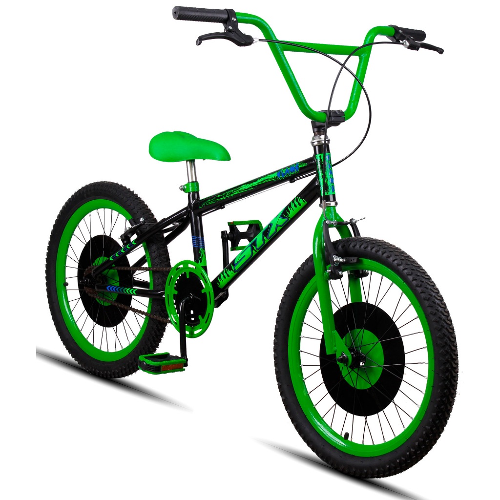 Bicicleta Infantil Aro 20 BMX STX Flame Freio V-Brake Aro Aero Menino 6 a 10 Anos em Oferta na Shopee