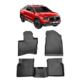 Tapete Bandeja Fiat Toro 5 Peças Tpe Flexível 2016 2017 2018 2019 2020 2021 2022 2023 2024 2025 em Oferta na Shopee