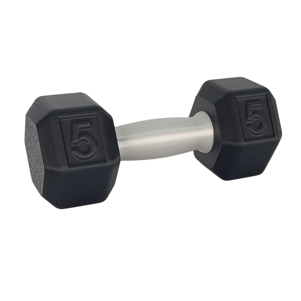 Brinquedo para Bebê Chocalho Divertido em formato de Halteres de Academia Fitness