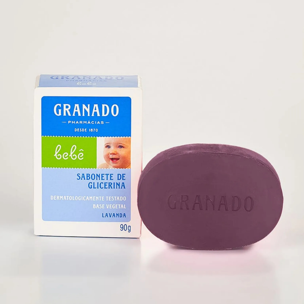 Sabonete Glicerina Bebe Lavanda Granado 90g em Oferta na Shopee