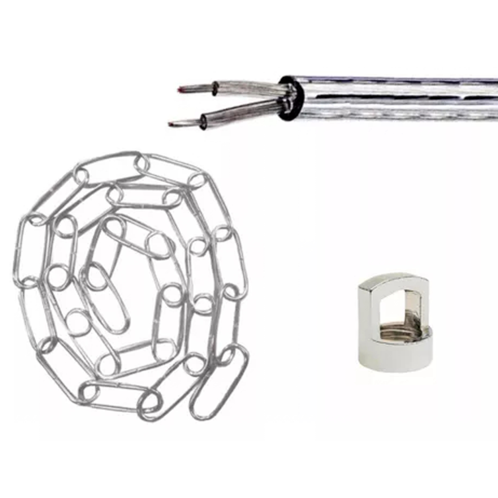 2M Corrente Fio Porca p/ Canopla, Lustre Luminaria Pendente