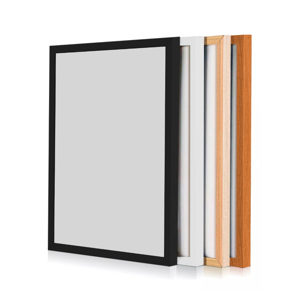 Kit 2 Molduras Quadro 40x50cm Com Acetato Poste Certificado