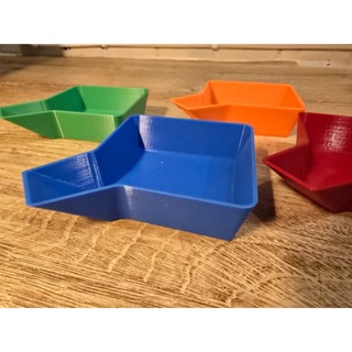 Kit 12 Bandejas Porta Tokens com Funil 3D Board Games Jogos de Tabuleiro em Oferta na Shopee