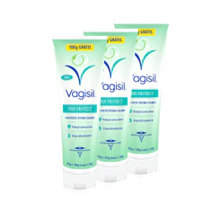 Kit 3x Vagisil Sabonete Líquido Íntimo Urin Protect 200 + 100g Grátis