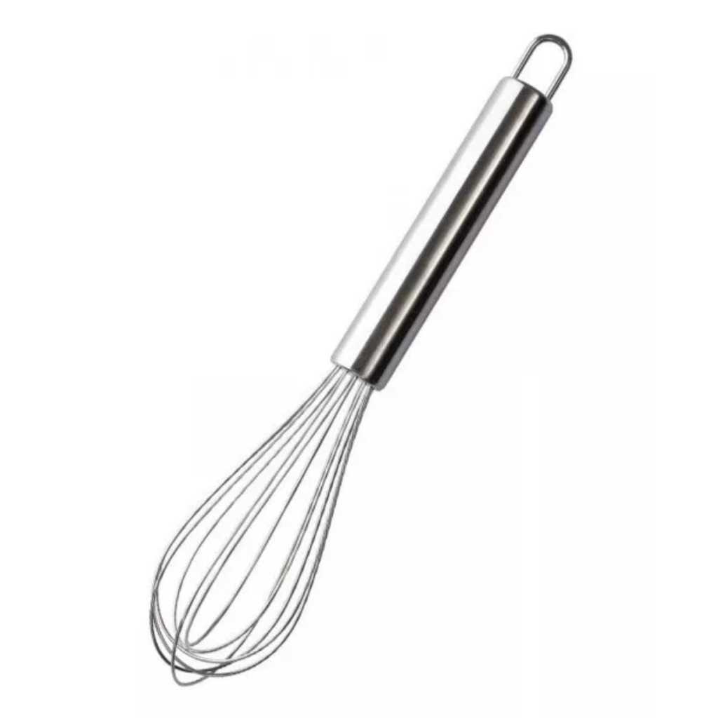 Batedor De Ovos Fue Fouet Profissional Inox 35cm Resistente