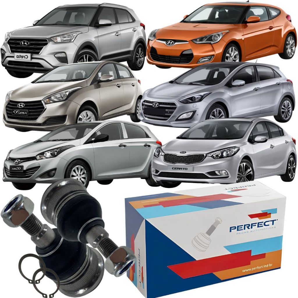Par Pivô Suspensão Kia Cerato Creta Elantra Hb20 I30 Veloster em Oferta na Shopee