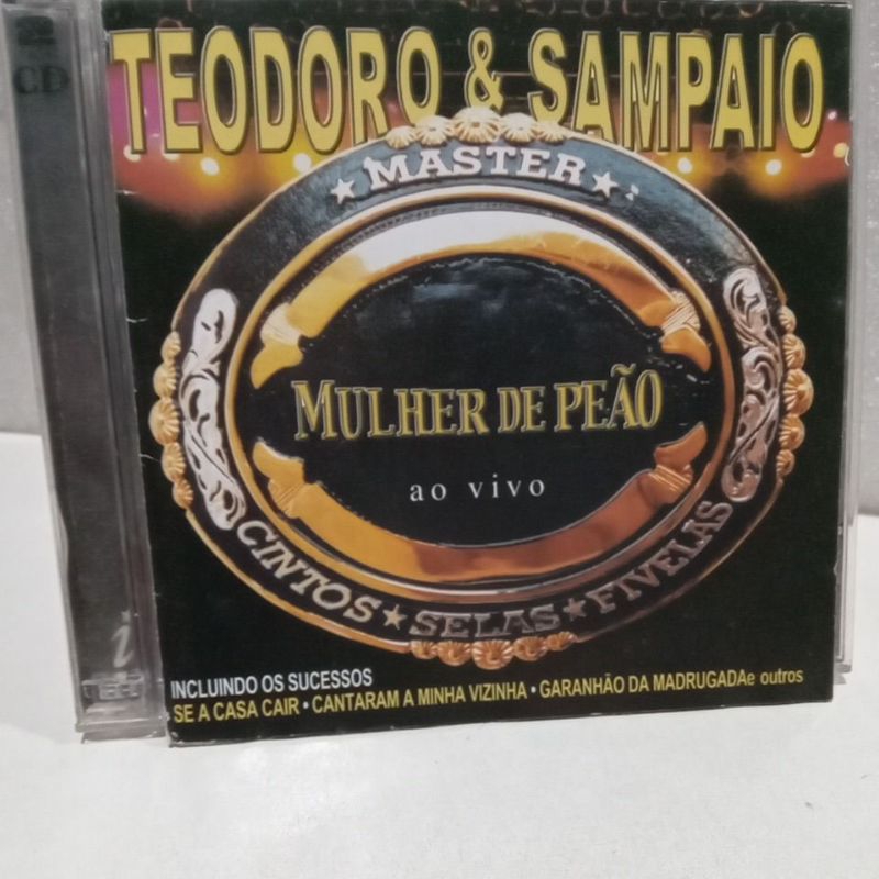 CD TEODORO & SAMPAIO -MULHER DE PEÃO AO VIVO TIRAGEM PAM-3000