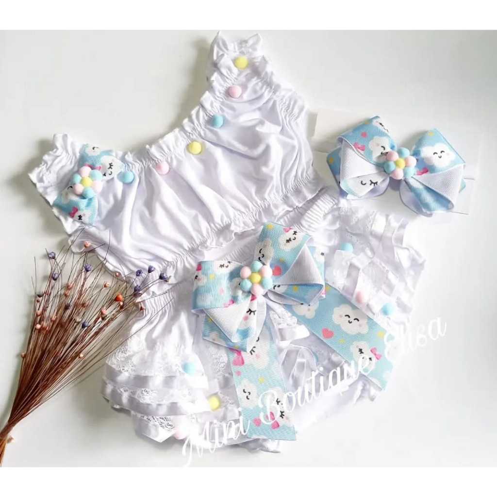 CONJUNTO LUXO DE CALCINHA BUNDA RICA + TOP+ FAIXINHA em Oferta na Shopee