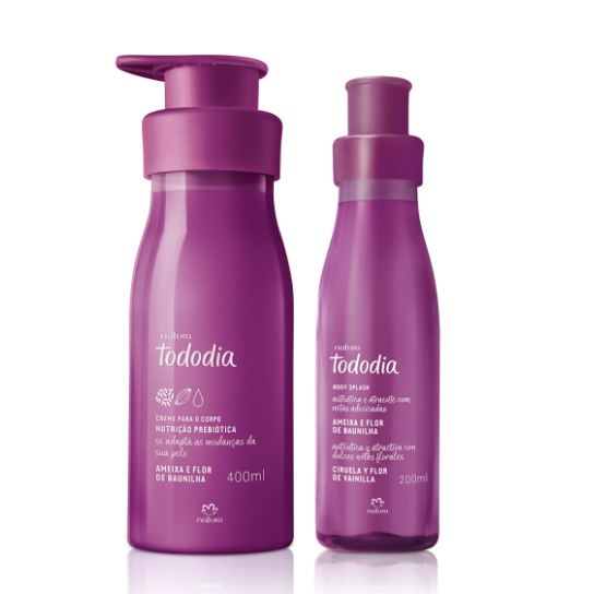 Kit Creme Nutritivo e Body Splash Tododia Ameixa e Flor de Baunilha (2 produtos)