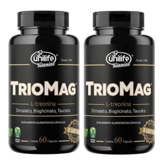Kit 2 Triomag 60 Cápsula Vegan Unilife