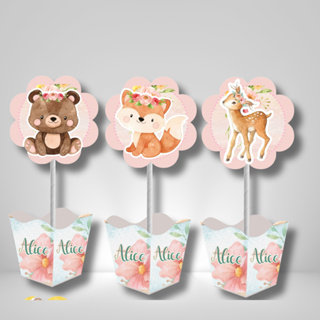 10 Centro de mesa, Cachepô, Arranjo de mesa personalizado  bosque encantado em Oferta na Shopee