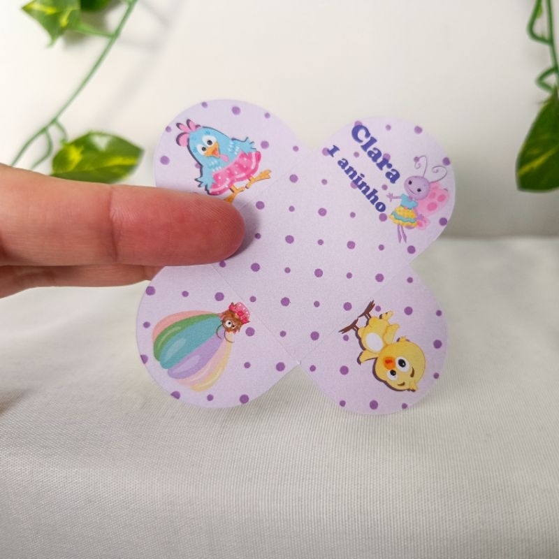 Forminha para Doces Brigadeiro Galiinhaa Pintadiinhaa Candy - Lembrancinha para Festa Infantil, Aniversários