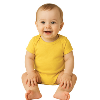 Body Bebê Tip Top Básico Algodão Amarelo Bandeira em Oferta na Shopee