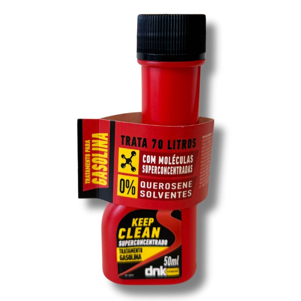 ADITIVO TRATAMENTO PARA COMBUSTIVEL DNK KEEP CLEAN  - GASOLINA OU FLEX - 50 mL
