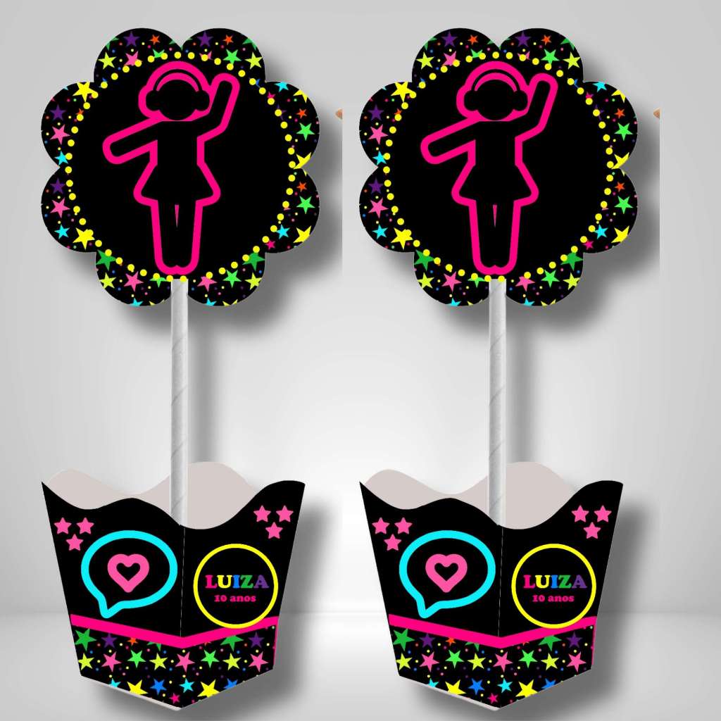 10 Centro de mesa, Cachepô, Arranjo de mesa personalizado neon em Oferta na Shopee