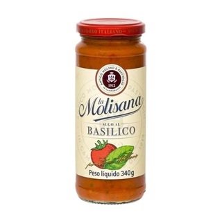 Molho de Tomate Basílico La Molisana 340g em Oferta na Shopee