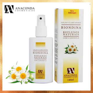 Anaconda Biondina Clareador Reflexos Naturais Loção Clareadora Loiro Rapido - 140ml em Oferta na Shopee