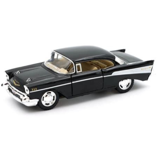 Miniatura 1957 Chevy Bel Air KiNSMART 5" Die-cast abre portas original em Oferta na Shopee