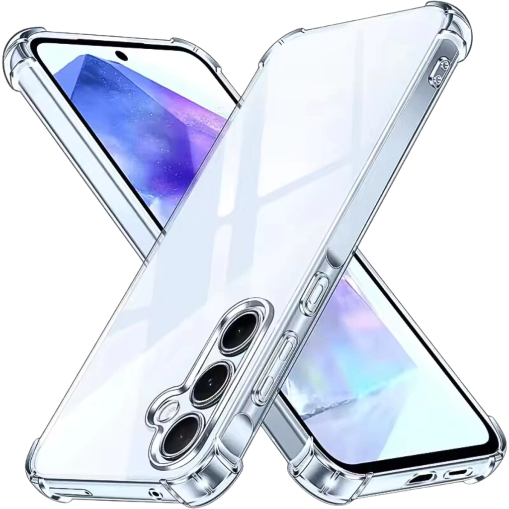 Capa Case Samsung S24 S23 S25 Ultra A56 S Anti Shock TPU Reforçada Transparente Anti-Impacto