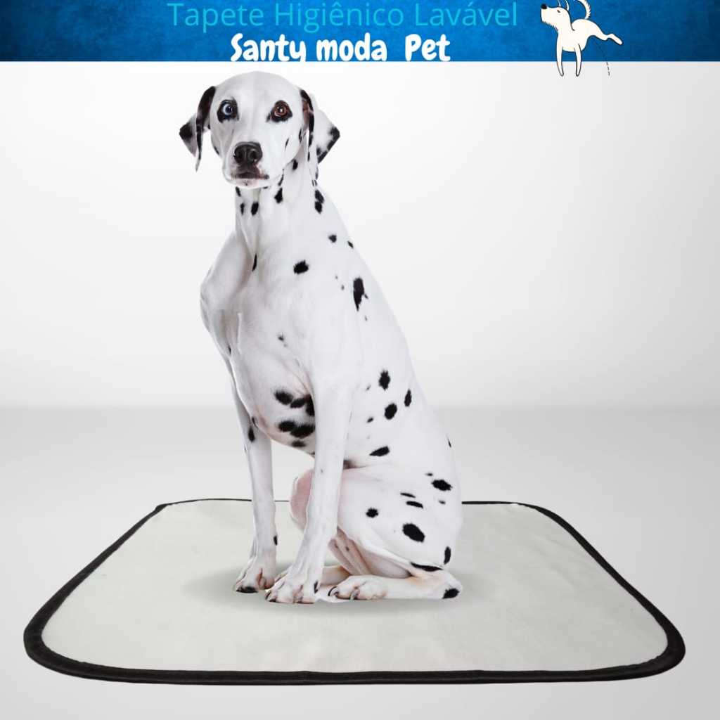 kit 2 tapete higiênico lavável cães Grandes GG, tam. 100x 90 cm, não vaza xixi reutilizável e impermeável.