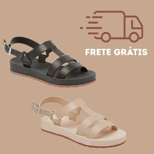 Sandália Feminina Rasteirinha Conforto Total—Elegância para o Seu Dia a Dia Antiderrapante Moderna Casual| Moda .