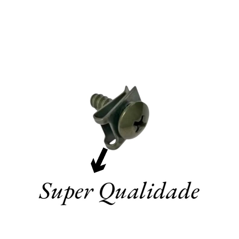 KIT 10 PARAFUSOS COM PRESILHA 5X16 PARA FIXAR CARENAGENS NEO/CRYPTON/FAZER