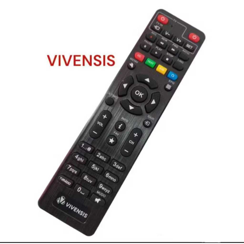 Controle Remoto Parabolica Digital Vivensis VX10 LE-7343