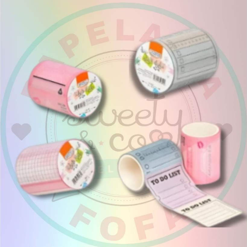 Fita adesiva washi tape "TO DO" 50mm x 3m destaque e cole