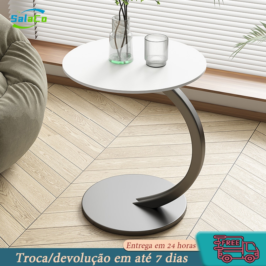 Mesa de cabeceira pequena mesa de centro sofá armário lateral rede celebridade mini pequen...