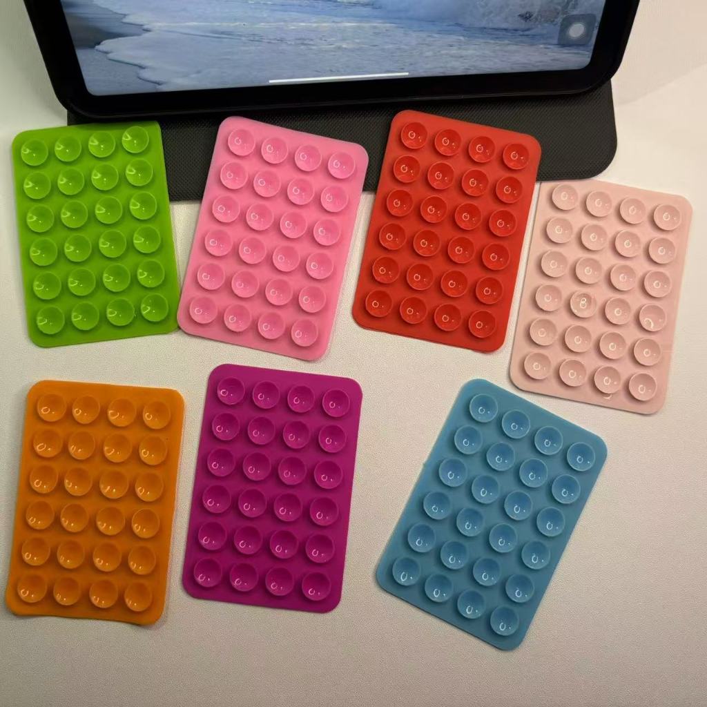 Capa de silicone multifuncional com ventosa dupla face e suporte antiderrapante para celular