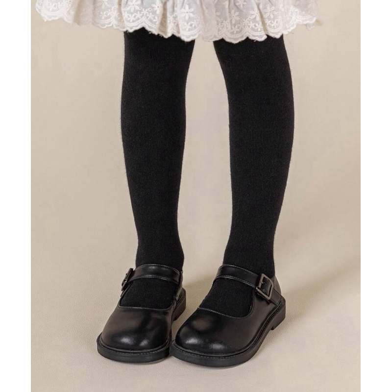 1 par De Meia-calça infantil Feminina De Cor Sólida Para Uso Diário
