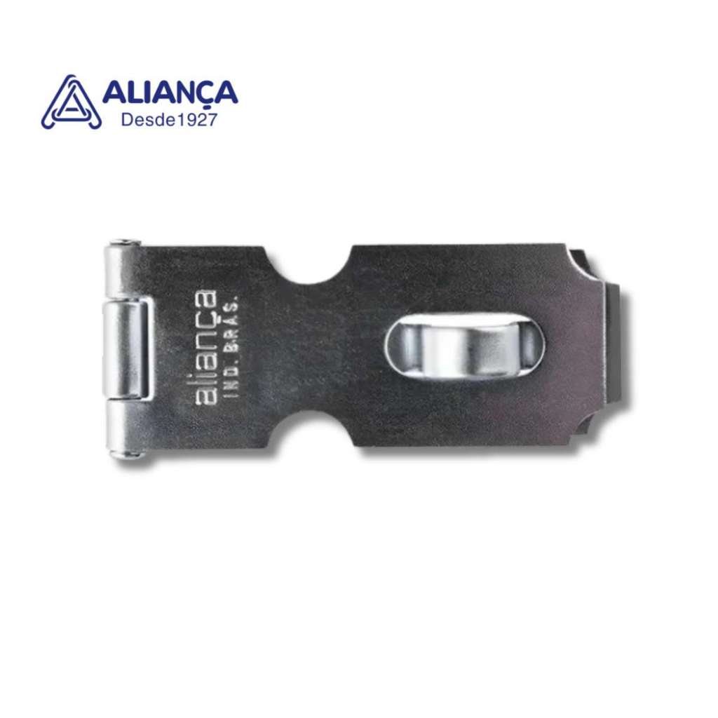 Porta Cadeado 51mm Zincado Aliança em Oferta na Shopee