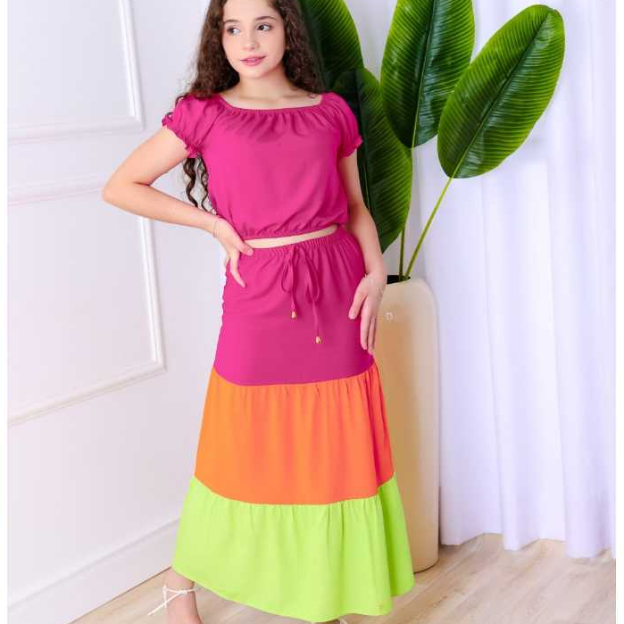 Cropped Colorido: Onde Comprar | BuscaProdutos