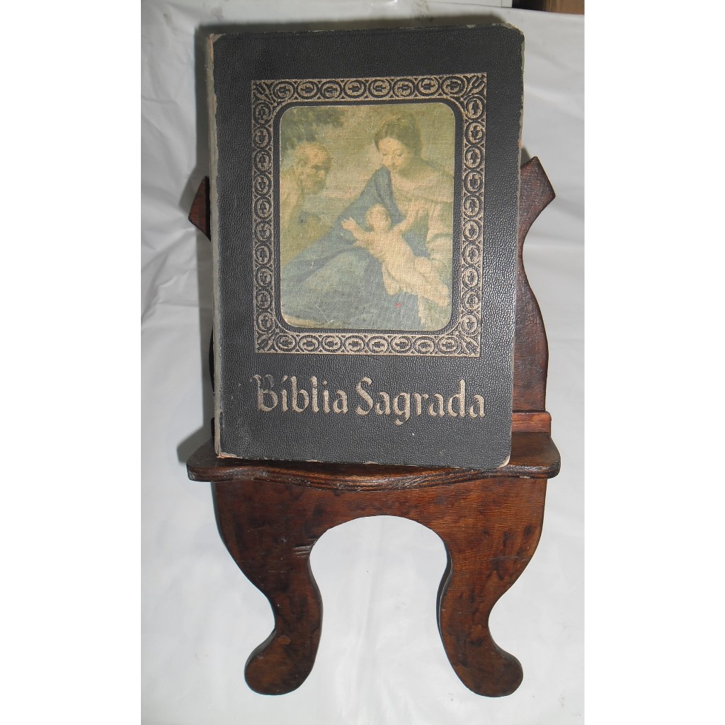 Antigo 2 Suporte Porta 3 Biblia João Paulo II Antonio Figueiredo